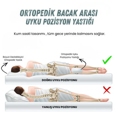Ortopedik Bacak Arası / Uyku Pozisyon Yastığı