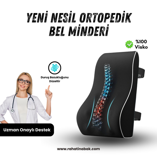 Yeni Nesil Sırt Destekleyici Ortopedik Bel Minderi